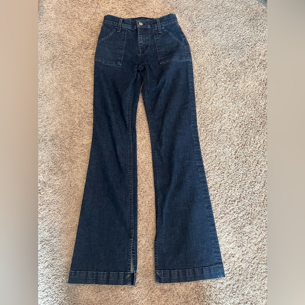 LUCKY BRAND WOMEN'S WIDE LEG SIZE 0/25 JEANS